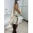 Tunika košeľová dlhý rukáv dámska (S/M/L ONE SIZE) TALIANSKA MÓDA IMM24M3297