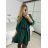 Tunika košeľová dlhý rukáv dámska (S/M/L ONE SIZE) TALIANSKA MÓDA IMM24M3297