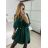 Tunika košeľová dlhý rukáv dámska (S/M/L ONE SIZE) TALIANSKA MÓDA IMM24M3297
