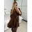 Tunika košeľová dlhý rukáv dámska (S/M/L ONE SIZE) TALIANSKA MÓDA IMM24M3297