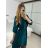 Tunika košeľová dlhý rukáv dámska (S/M/L ONE SIZE) TALIANSKA MÓDA IMM24M3297
