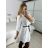 Tunika košeľová dlhý rukáv dámska (S/M/L ONE SIZE) TALIANSKA MÓDA IMM24M3297