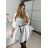 Tunika košeľová dlhý rukáv dámska (S/M/L ONE SIZE) TALIANSKA MÓDA IMM24M3297
