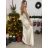 Šaty elegantné spoločenské dlhé na ramienka dámske (S/M ONE SIZE) TALIANSKA MÓDA IMPSH2280608/DU -   svetlozelená -   S / M