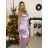 Šaty spoločenské dlhé elegantné na ramienka satén dámske (S/M ONE SIZE) TALIANSKA MÓDA IMPSH236357A/DUR S/M kráľovská modrá