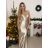Šaty dlhé elegantné spoločenské na ramienka dámske (S/M ONE SIZE) TALIANSKA MÓDA IMPLP2322930135/DU S/M červená