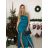 Šaty elegantní společenské dlouhé na ramínka dámské (S/M ONE SIZE) ITALSKÁ MÓDA IM324LOVE/DU -   zelená -   S/M