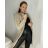Cardigan pletený dlouhý rukáv dámská (S/M ONE SIZE) ITALSKÁ MÓDA IMPSH233091/DUR hořčicová S/M