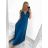 Šaty spoločenské dlhé bez rukávu dámske (S/M/L ONE SIZE) TALIANSKA MÓDA IMS235192/DUR zelená S/M/L