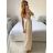 Šaty spoločenské dlhé bez rukávu dámske (S/M/L ONE SIZE) TALIANSKA MÓDA IMS235192/DUR zelená S/M/L
