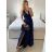 Šaty spoločenské dlhé bez rukávu dámske (S/M/L ONE SIZE) TALIANSKA MÓDA IMS235192/DUR zelená S/M/L