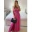 Šaty spoločenské dlhé bez rukávu dámske (S/M/L ONE SIZE) TALIANSKA MÓDA IMS235192/DUR zelená S/M/L