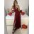 Šaty spoločenské dlhé bez rukávu dámske (S/M/L ONE SIZE) TALIANSKA MÓDA IMS235192/DUR zelená S/M/L