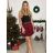 Sukně flitrová krátká dámská (S/M ONE SIZE) ITALSKÁ MÓDA IMPMD2465265