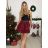 Sukně flitrová krátká dámská (S/M ONE SIZE) ITALSKÁ MÓDA IMPMD2465265