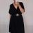 Šaty letní krátký rukáv dámské nadrozměrné (XL/6XL ONE SIZE) ITALSKÁ MÓDA IMM211128/DR vínová