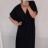 Šaty letní krátký rukáv dámské nadrozměrné (XL/6XL ONE SIZE) ITALSKÁ MÓDA IMM211128/DR vínová