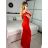 Šaty dlhé elegantný carmen bez rukávov dámske (S/M ONE SIZE) TALIANSKA MÓDA IMPBB232L8831