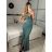 Šaty dlouhé elegantní carmen bez rukávu dámské (S/M ONE SIZE) ITALSKÁ MÓDA IMPBB232L8831/DUR červená S/M