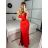 Šaty dlhé elegantný carmen bez rukávov dámske (S/M ONE SIZE) TALIANSKA MÓDA IMPBB232L8831