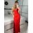 Šaty dlhé elegantný carmen bez rukávov dámske (S/M ONE SIZE) TALIANSKA MÓDA IMPBB232L8831