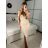 Šaty dlhé elegantný carmen bez rukávov dámske (S/M ONE SIZE) TALIANSKA MÓDA IMPBB232L8831