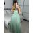 Šaty společenské elegantní letní bez rukávu dámské (S/M ONE SIZE) ITALSKÁ MÓDA IMPSH223590/DUR fuchsiová S/M
