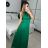 Šaty společenské elegantní letní bez rukávu dámské (S/M ONE SIZE) ITALSKÁ MÓDA IMPSH223590/DUR fuchsiová S/M