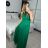 Šaty společenské elegantní letní bez rukávu dámské (S/M ONE SIZE) ITALSKÁ MÓDA IMPSH223590/DUR fuchsiová S/M