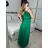 Šaty společenské elegantní letní bez rukávu dámské (S/M ONE SIZE) ITALSKÁ MÓDA IMPSH223590/DUR fuchsiová S/M