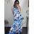 Šaty dlhé letné icecool bez rukávov dámske (S/M/L ONE SIZE) TALIANSKA MÓDA IMM23M2942-2/DUR