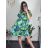 Šaty letné icecool krátky rukáv dámske (S/M ONE SIZE) TALIANSKA MÓDA IMM23M939