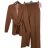 Súprava elegantné sako dlhý rukáv a nohavice dlhé dámska (S/M ONE SIZE) TALIANSKA MÓDA IMPBB242N82012