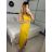 Šaty elegantní společenské dlouhé na ramínka dámské (XS/S/M/L ONE SIZE) ITALSKÁ MÓDA IM322130/DR S/M Červené