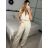 Súprava elegantné nohavice dlhé a vesta bez rukávov dámska (S/M ONE SIZE) IMM24M35555