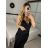 Šaty dlhé elegantné saténové na ramienka dámske (S/M/L ONE SIZE) TALIANSKA MÓDA IMPLP2455060075