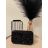 Kabelka psaníčko dámské (ONE SIZE) ITALSKÁ MÓDA IM0825KD688014/DR Černá ONE SIZE