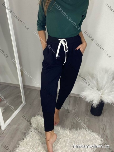 Nohavice voľnočasové dámske (S/M/L ONE SIZE) TALIANSKA MÓDA IMC25ADRIANA
