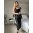 Šaty dlhé elegantné spoločenské trblietavé na ramienka dámske (S/M/L ONE SIZE) TALIANSKA MÓDA IMPSH2593328 červená S/M/L