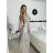 Šaty dlhé elegantné spoločenské flitrové na ramienka dámske (S/M/L ONE SIZE) TALIANSKA MÓDA IMPSH2583785