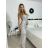 Šaty dlouhé elegantní společenské flitrové na ramínka dámské (S/M/L ONE SIZE) ITALSKÁ MÓDA IMPSH2583785 čierna S/M/L