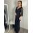 Šaty spoločenské elegantné 3/4 rukáv dámske (S/M/L ONE SIZE) TALIANSKA MODA IMS25KRISTA