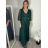 Šaty spoločenské elegantné 3/4 rukáv dámske (S/M/L ONE SIZE) TALIANSKA MODA IMS25KRISTA