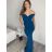 Šaty dlhé elegantný carmen bez rukávov dámske (S/M ONE SIZE) TALIANSKA MÓDA IMPBB232L8831