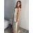 Šaty dlouhé elegantní na ramínka dámské (S/M ONE SIZE) ITALSKÁ MÓDA IMPBB24B23922
