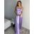 Šaty dlouhé elegantní na ramínka dámské (S/M ONE SIZE) ITALSKÁ MÓDA IMPBB24B23922