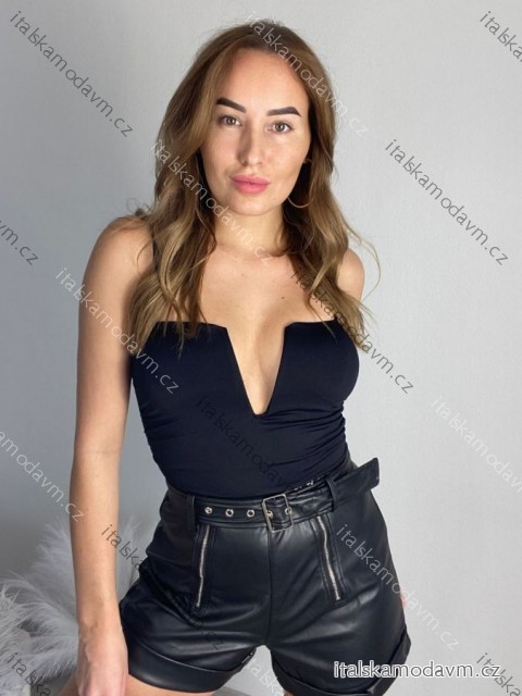 Body na ramienka dámske (S/M ONE SIZE) TALIANSKA MÓDA IMPBB24A3804/DR