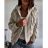 Cardigan pletený teplý dlouhý rukáv dámský (S/M/L ONE SIZE) ITALSKÁ MÓDA IMD23810 zelená smaragdová S/M/L