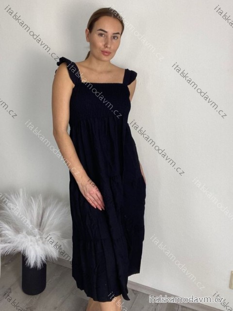 Šaty na ramienka dámske (S/M/L ONE SIZE) TALIANSKA MÓDA IMC25LADY/DR