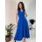 Šaty dlhé elegantné spoločenské bez rukávov dámske (S/M/L ONE SIZE) TALIANSKA MÓDA IM424861
